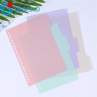 GLENES Binder Index Page Stationery 4Pcs/set Bookmark B5 A5 A4 Scrapbook Diary Notebook Separator Pa