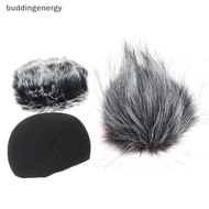 {BUDDI} 1Pc Foam Mic Wind Cover Furry Windscreen Muff For ZOOM H5 H6 Recorder Microphone {by}