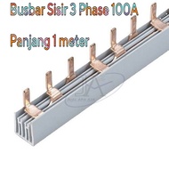 MCB Comb Busbar jumper MCB 3Phase 63A - 100A 1phase 63A/ 1 meter