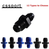 Fuel Hose End Adapter Fitting AN4 AN6 AN8 AN10 Straight Male To Male Coupler Aluminum Anodized Male 