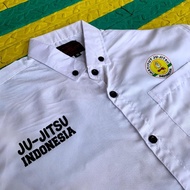 XSI , Baju Kemeja JUJITSU A1, Hem BELADIRI IJI INSTITUT JUJITSU INDONESIA unisex simple
