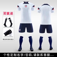2022 World Cup USA Football Jersey ชุดสําหรับผู้ใหญ่และเด็กชุดการฝึกอบรมสําหรับชายชุดกีฬา Neutral ชุ