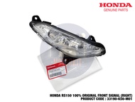 HONDA RS150 100% ORIGINAL FRONT SIGNAL LIGHT COMP POSITION LAMPU DADA LEFT RIGHT 33195-K56-M01 33190