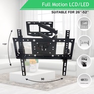 Full Motion Tv Bracket Adjustable 26''-52'' Inch Single Arm Swivel Wall Mount TV Bracket/TV Wall mou