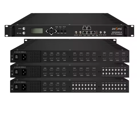 16+8 Combo Tuner Encoder Receiver Modulator Tuner HDMI to RF DVB-T DVB-C ATSC ISDBT dtmb Modulator I