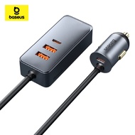 Baseus อะแดปเตอร์ชาร์จในรถ Share Together PPS multi-port Fast charging ชาร์จเร็ว พร้อมสายไฟ ยาว 1.5
