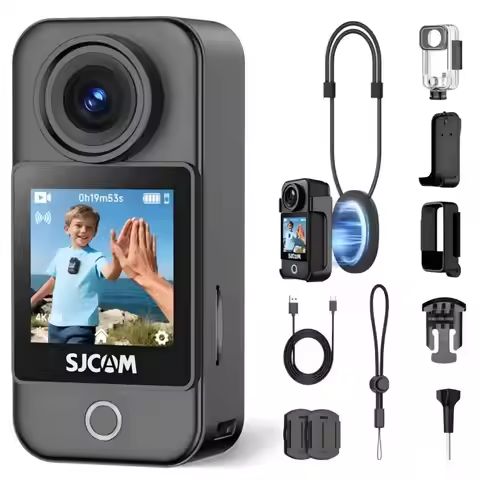 C400 Pocket SJCAM Wearable Motion Cam : Your 4K Adventure Partner,POV Thumb Camera with Magnetic Str