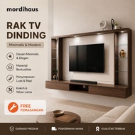 MORDIHAUS 8FT TV Kabinet | Pemasangan Percuma | Marble White | Ready Stock Malaysia