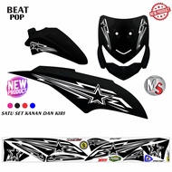 HONDA VARIATION STRIPING POP B2BEAT STICKER SIMPLE COOL STICKER