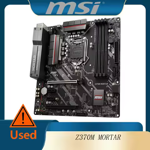 Z370M MSI MORTAR Motherboard Intel Z370 LGA 1151 DDR4 M.2 Micro-ATX CORE DVI-D