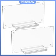 2 Pcs Dollar Bill Frame Acrylic Dollar Bill Holder with Base Double Sided Transparent Ticket Display
