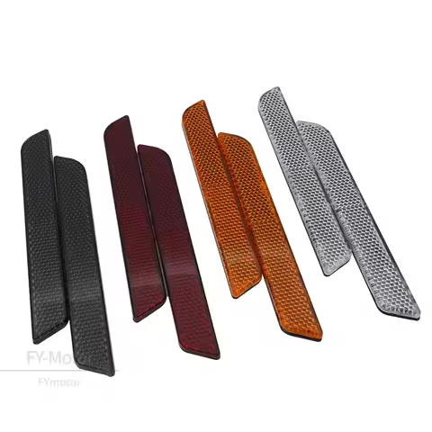 Motorcycle Saddlebag Guard Reflector Cover Strips For Harley Touring Street Road Glide Road King FLT