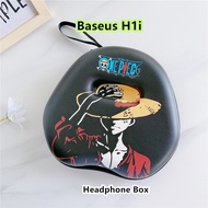 【Trend Front】For Baseus H1i Headphone Case Cartoon Simple Headset Storage Bag EVA Earpads Casing Box