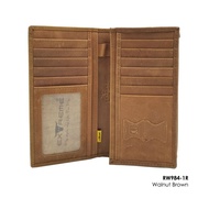 LEATHER LONG WALLET - 21 ENERGY SLOTS (H.8.5CM X L16.5CM)