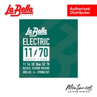 La Bella HRS-D3 Drop Tune | Nickel Roundwound | 11-70 Heavy | Electric Guitar String Set