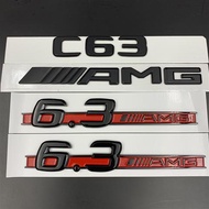 Benz Modified C63 E63 CLS63 SL63 Word Mark Rear Tail Mark Car Mark 6.3 AMG Fender Side Mark Car Stic
