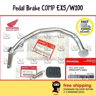 HONDA EX5 DREAM / POWER / W100 Pedal Brake Complete Set / Spring & Rubber Kaki Brek ( 46500-KFV-M20 