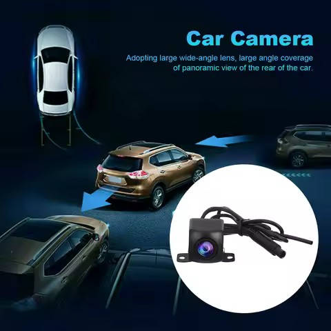 Wireless WiFi Car Backup Camera Night Vision HD Reverse Cam IP67 Waterproof Vehicle Camera 175 Degre