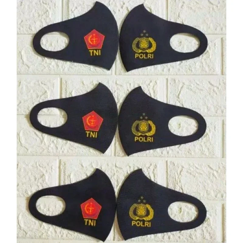 MASKER SCUBA TNI POLRI - MASKER KAIN - BISA DICUCI - AWET DAN SABLON TIDAK BERBAU