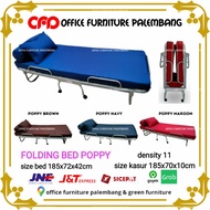 (cargo) kasur ranjang besi lipat poppy ranjang rumah sakit folding bed