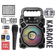 [KTS-1080] Wireless Portable Bluetooth Speaker With Led Light [Support Mic]