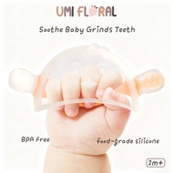 Baby Teething Toys Baby Teether Anti-eating Anti-drop Silicone Molar Gloves Food-grade Silicone Gel 
