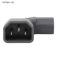 LL 3pin Male To Female Extend 90 Degree Down Up Angle AC Converter IEC 320 C14 To C13 Left Right Ang