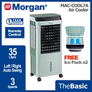 MORGAN 35L Air Cooler with Remote Control Penyejuk Udara ( MAC-COOL7A , MACCOOL7A )