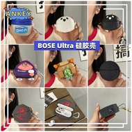 Case For Bose Ultra Open Earphone Silicone Case Cute Dragon Earbuds Waterproof Shockproof Soft Protective Headphone Cover Headset Skin with Hook
