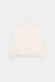 SKOOP® Basiks Half Zip Sweatshirt Pearl