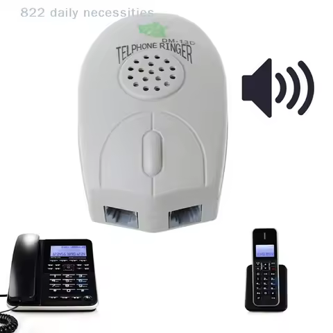 convenientAmplifier Landline Phone Bell Ringer Extra Loud Telephone Ring For The Old Elder