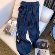 seluar kargo perempuan wide leg jeans women Seluar jeans retro wanita 2024 gaya baru plus ukuran sel