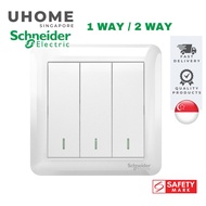 Schneider Electric Switch (10A 3 Gang 1 Way / 10A 3 Gang 2 Way)