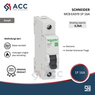 SCHNEIDER MCB EASY9 1P 16A - 1 PHASE 16 AMPERE 4.5ka