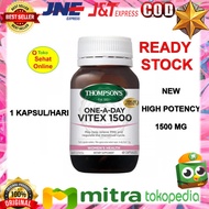 NEW High Potency Thompson Vitex 1500 mg One-A-Day 60 Kapsul