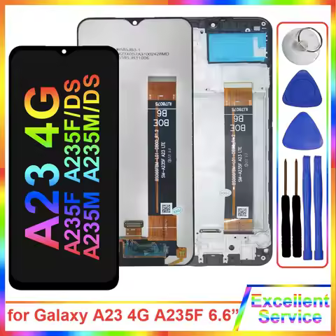 Tested for Samsung Galaxy A23 4G LCD Display A235F A235M Touch Screen Digitizer Assembly for Samsung