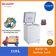 (FREE SHIPPING) Sharp 110L  Chest Freezer SJC118