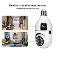 (MẪU MỚI) CAMERA YOOSEE BÓNG ĐÈN 2 MẮT QS211 FHD XEM 2 KHUNG HÌNH, HÌNH ẢNH SẮC NÉT, QUAY ĐÊM CÓ MÀU