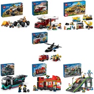 LEGO City Truck and Iron Ball Crane Toy Present Birthday Block Educational Christmas Boys Girls Chil