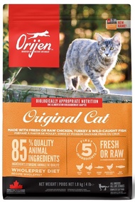 orijen ออริเจน 4.5-5.44กก.สำหรับน้องแมว เกรดพรีเมี่ยม อาหารแมว