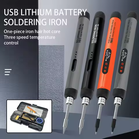 Portable 5V 8W USB Soldering Iron Wireless Electric Soldering Iron Fast Charging Lithium Battery Sol