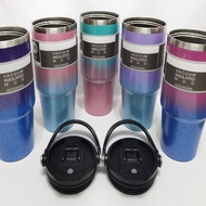 New Gradient Diamond 890ML Tumbler Stainless Steel Bottle Water Bottle With Straw Insulated Flask Bo