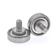 With Screw Bearing JS6001-28-8C6L12M10 Male Threaded Bearing Pulley Automation Equipment Guide Wheel