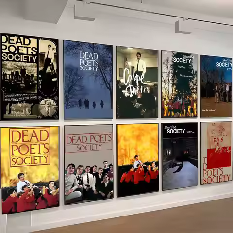 Dead Poets Society Classic Vintage Poster HD art sticky wall waterproof home living room bedroom bar