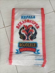 Karung beras 10 kg rojolele isi 100 lembar