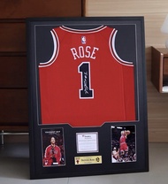 Derrick Rose 玫瑰哥 簽名公牛隊球衣 連證書