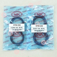 FORK OIL SEAL + DUST SEAL SET - MLE - XTM 200 / XRAY 200 / XTMR 200 / KTN 200 (NK)