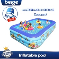 【Warranty】Kolam mandi budak Inflatable Swimming Pool Passion Inflatable Swimming pool Kids Pool Baby
