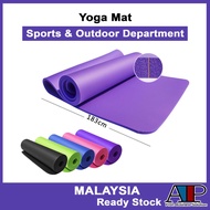 Fitness🏋🏻‍♂️ Yoga Mat Pedal Rope ATP Fitness NBR Yoga Mat Gym Exercise Mat Extra Thick Non-Slip 183M