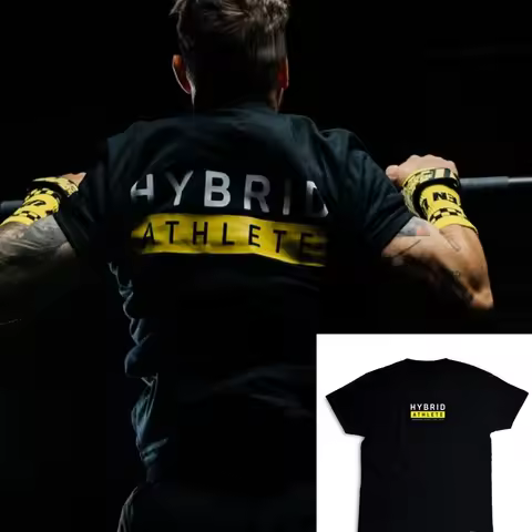 Unbroken Hybrid Athlete Fitness Training Gym Leisure T-Shirt Men's and Women's Luxury Brand